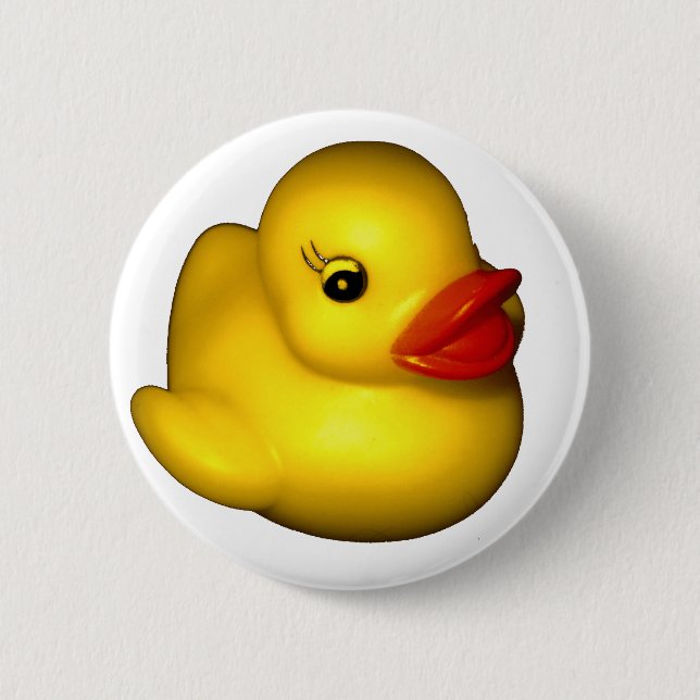Rubber Ducky Pinback Button (Front)