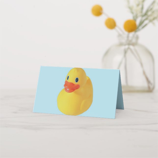 Rubber Ducky Place Card (Front)