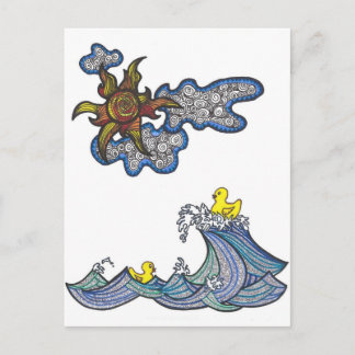 Rubber Ducky Postcard