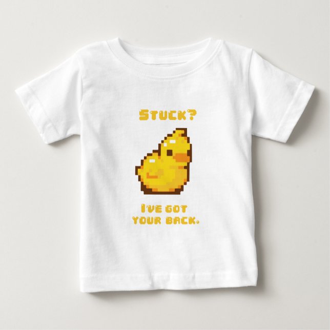 Rubber Ducky Programming Baby T-Shirt (Front)