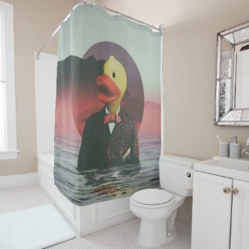 Rubber Ducky Shower Curtain by ikiiki at Zazzle