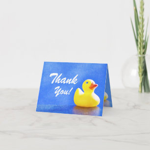 Rubber Ducky Thank You Notes