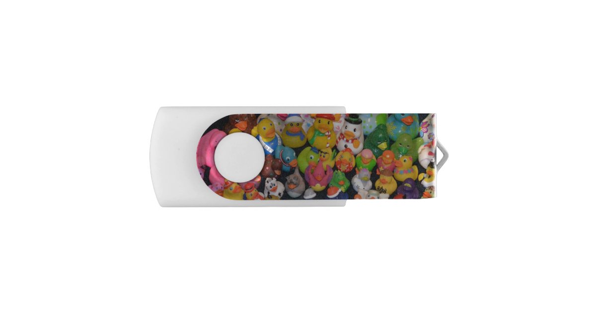 Rubber Ducky USB Flash Drive 8GB | Zazzle