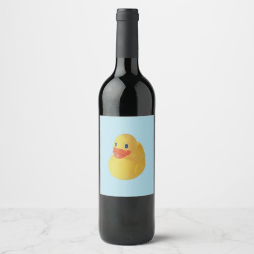 Rubber Ducky Wine Label