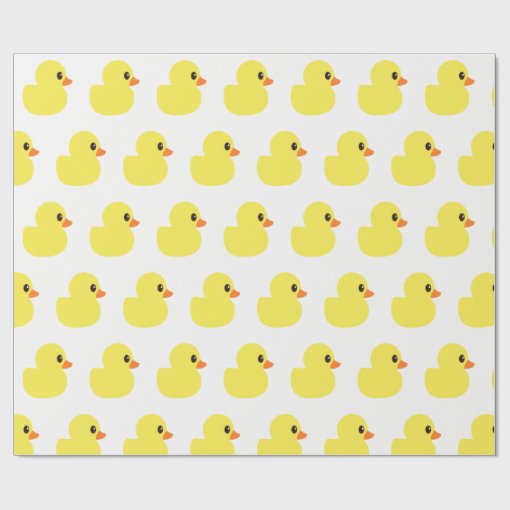 "Rubber Ducky" Wrapping Paper Zazzle