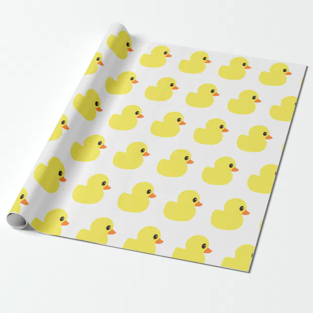 "Rubber Ducky" Wrapping Paper Zazzle