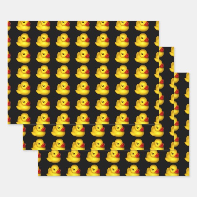 Rubber Ducky Wrapping Paper Sheets (Set)