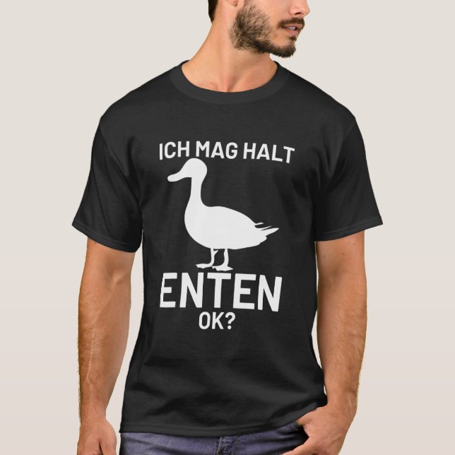 Rubber Ducky Yellow Duck  Ich Mag Halt Ducks Okay T-Shirt (Front)