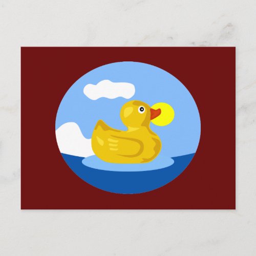 Rubber Duckys Adventure Postcard