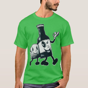 Rubber Hose toon Bourbon Fun T-Shirt