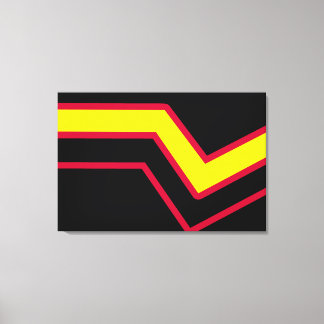 Rubber / Latex Pride Flag Canvas Print
