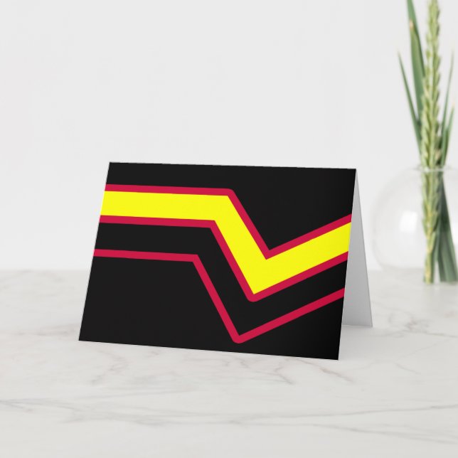 Rubber / Latex Pride Flag Holiday Card (Front)