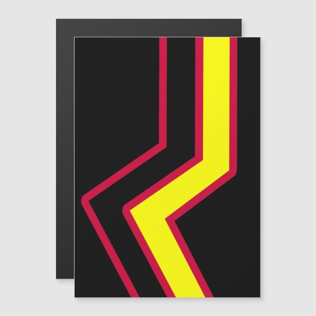 Rubber / Latex Pride Flag Magnetic Invitation (Front/Back)