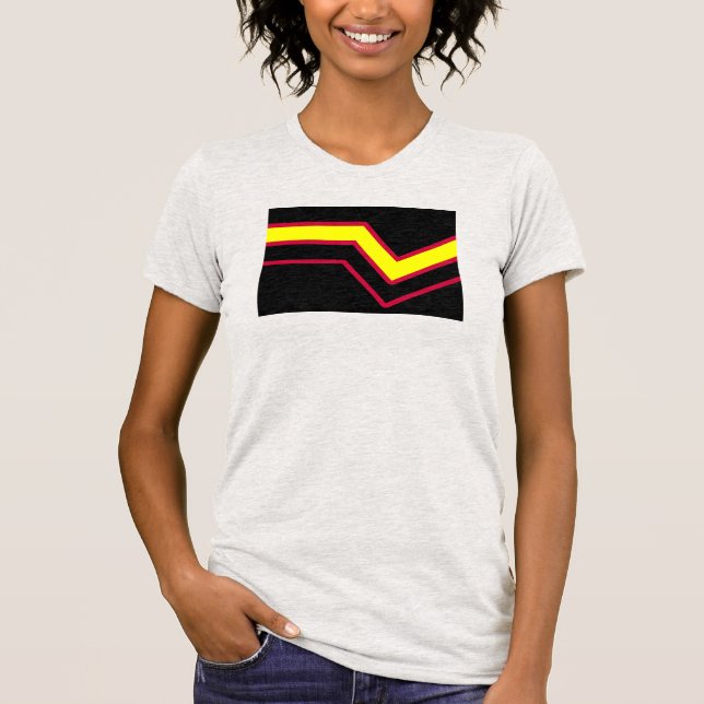 Rubber / Latex Pride Flag T-Shirt (Front)