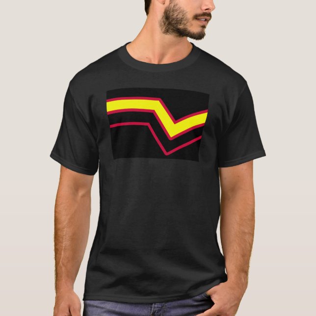 Rubber / Latex Pride Flag T-Shirt (Front)