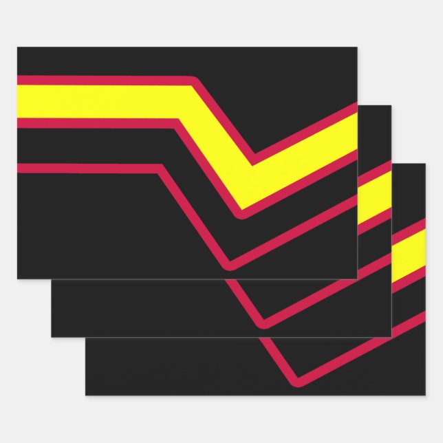Rubber / Latex Pride Flag Wrapping Paper Sheets (Set)