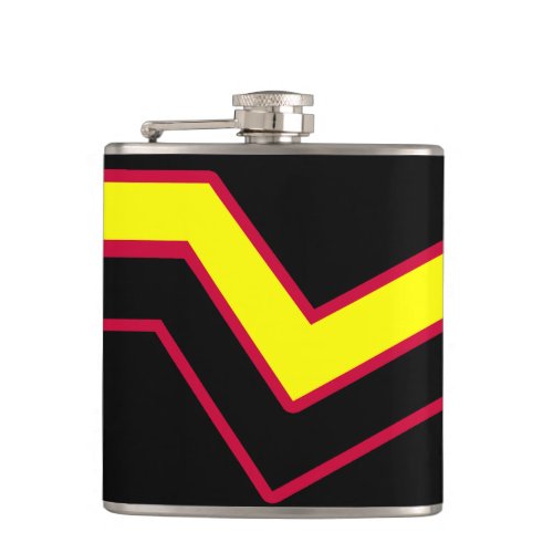 RUBBER LATEX PRIDE HIP FLASK