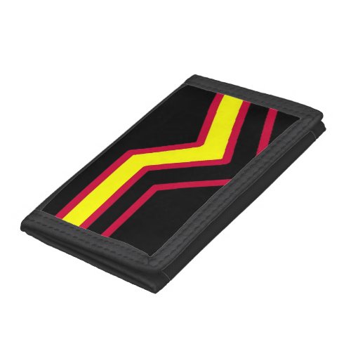 Rubber pride flag trifold wallet
