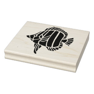 Rubber Stamp - Angel Fish