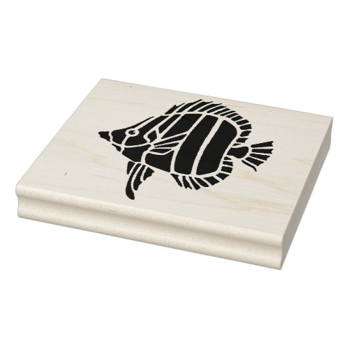 Rubber Stamp _ Angel Fish