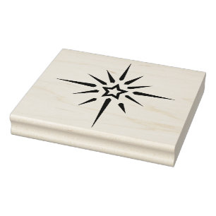 Rubber Stamp - Christmas Northern Star