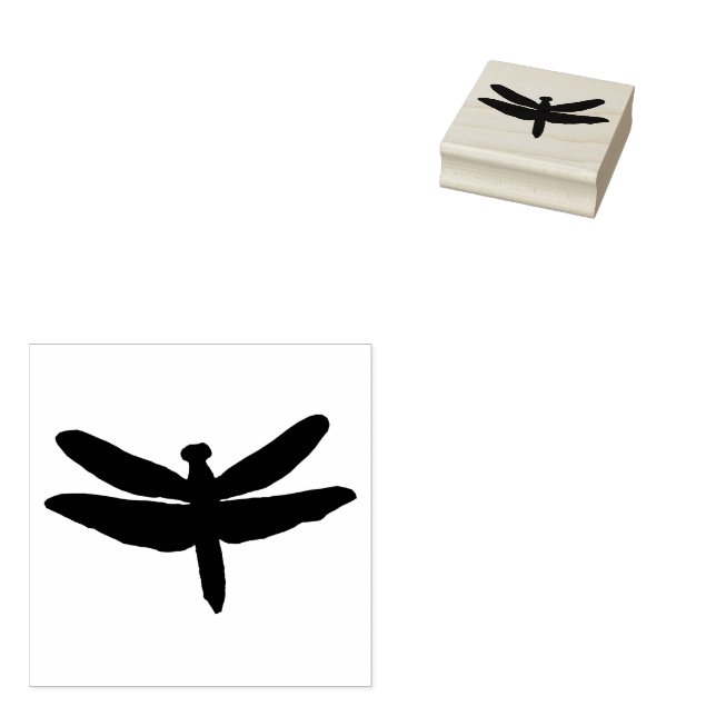Rubber Stamp - dragonfly (Stamped)