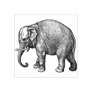 Rubber Stamp Elephant
