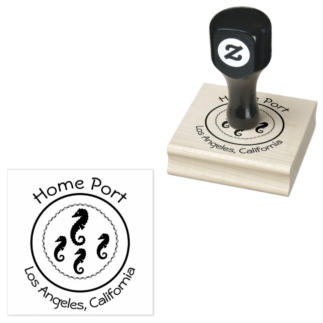 Rubber Stamp - Home Port (Stamped)