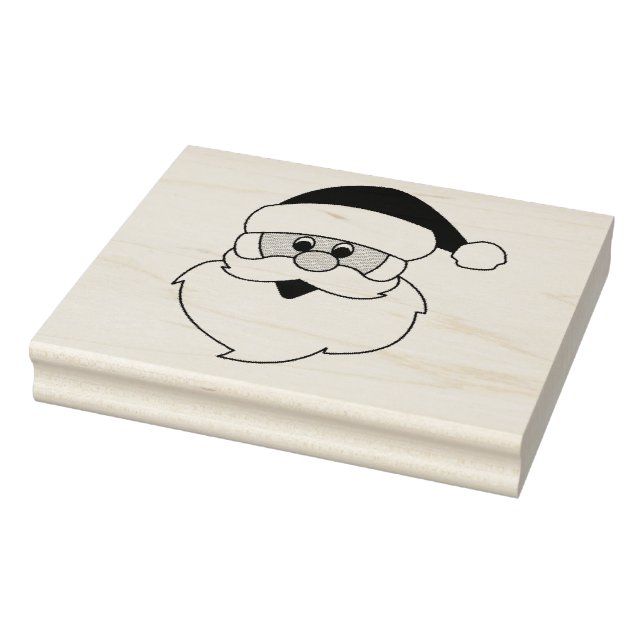 Rubber Stamp - Santa Face (Stamp)