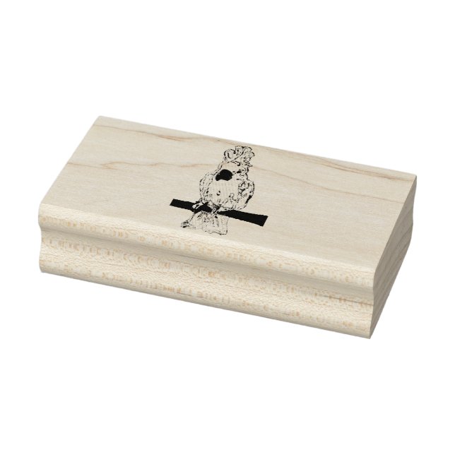 Rubber Stamped Cockatoo Stamp (Stamp)