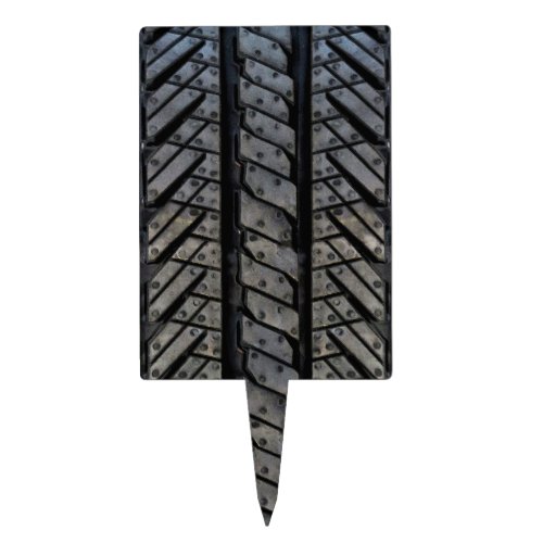 Rubber Tire Style Automotive Texture Cake Topper