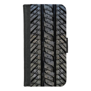 Rubber Tire Style Automotive Texture iPhone 8/7 Wallet Case