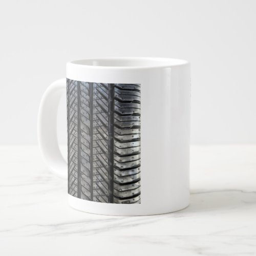 Rubber Tire Thread Automotive Style Decor Giant Coffee Mug
