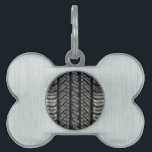 Rubber Tire Thread Automotive Style Decor Pet ID Tag<br><div class="desc">A rubber tire thread pattern automotive decor for any road and car enthusiast, and available on wide variety of fine custom gifts. Customize this with some text if you want. Easily add some text to this design in one step. Click on the "Customize It!" button or link you see on...</div>