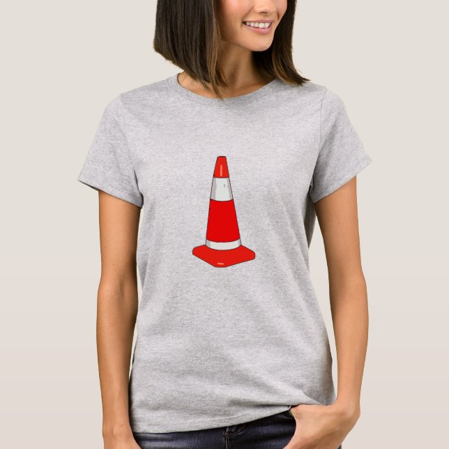 RUBBER TRAFFIC CONE PYLON T-Shirt (Front)