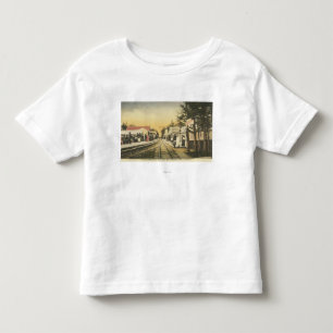 Rubberneck Row Railroad View Toddler T-shirt