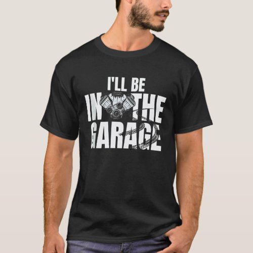 Rubbing Is Racing Stock Car Racing Engine Mechanic T-Shirt