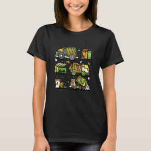 Rubbish Removal Boys Waste Disposal Bin Boy T-Shirt
