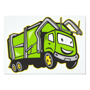 green truck invitations zazzle