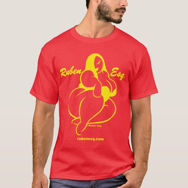 Ruben Esq Logo (Yellow) T-Shirt (Front)
