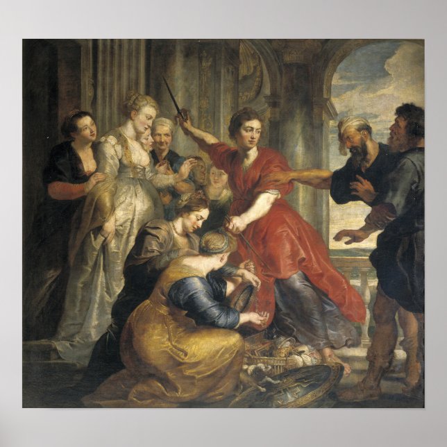 Rubens - Achilles Discovery. Odysseus, Diomedes. Poster (Front)