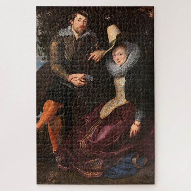 Rubens and Isabella: A Self-Portrait in Pieces Jigsaw Puzzle (Vertical)