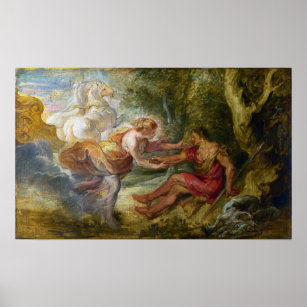 Rubens - Aurora Abducting Cephalus Poster