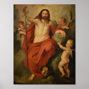 Rubens – Christ Triumphs Over Death & Sin Poster