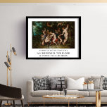 Rubens Nymphs Filling the Cornucopia artwork Framed Art