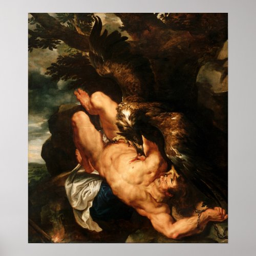 Rubens _ Prometheus Bound Poster