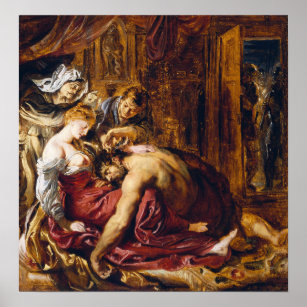 Rubens - Samson And Delilah Poster