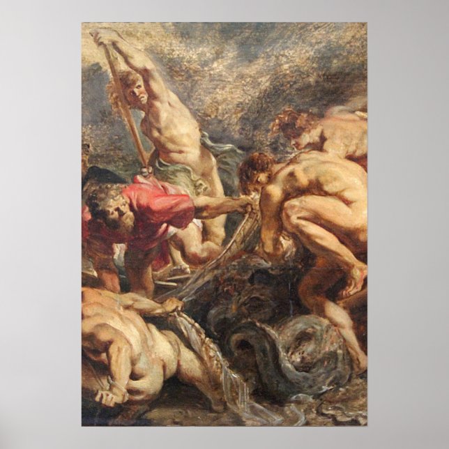 Rubens – The Miraculous Draught of Fishes Poster (Front)