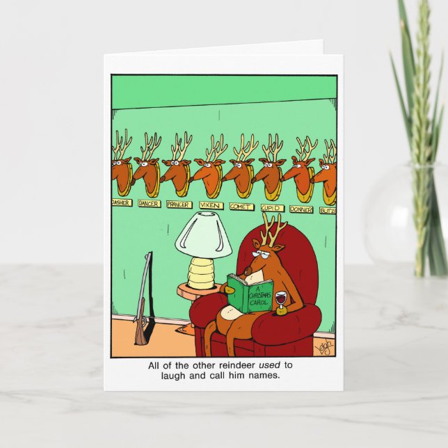 Rubes All of the other reindeer Christmas Card (Front)