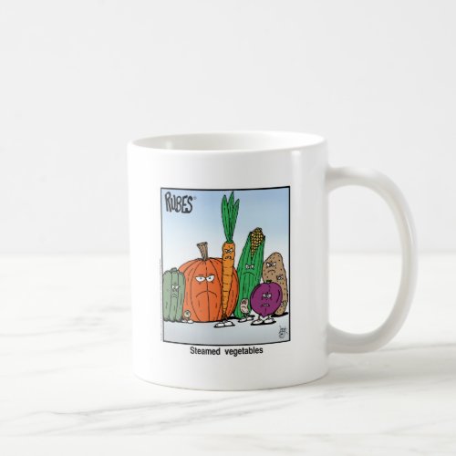 Rubes Cartoons Classic Steamed Vegetables Coffee Mug